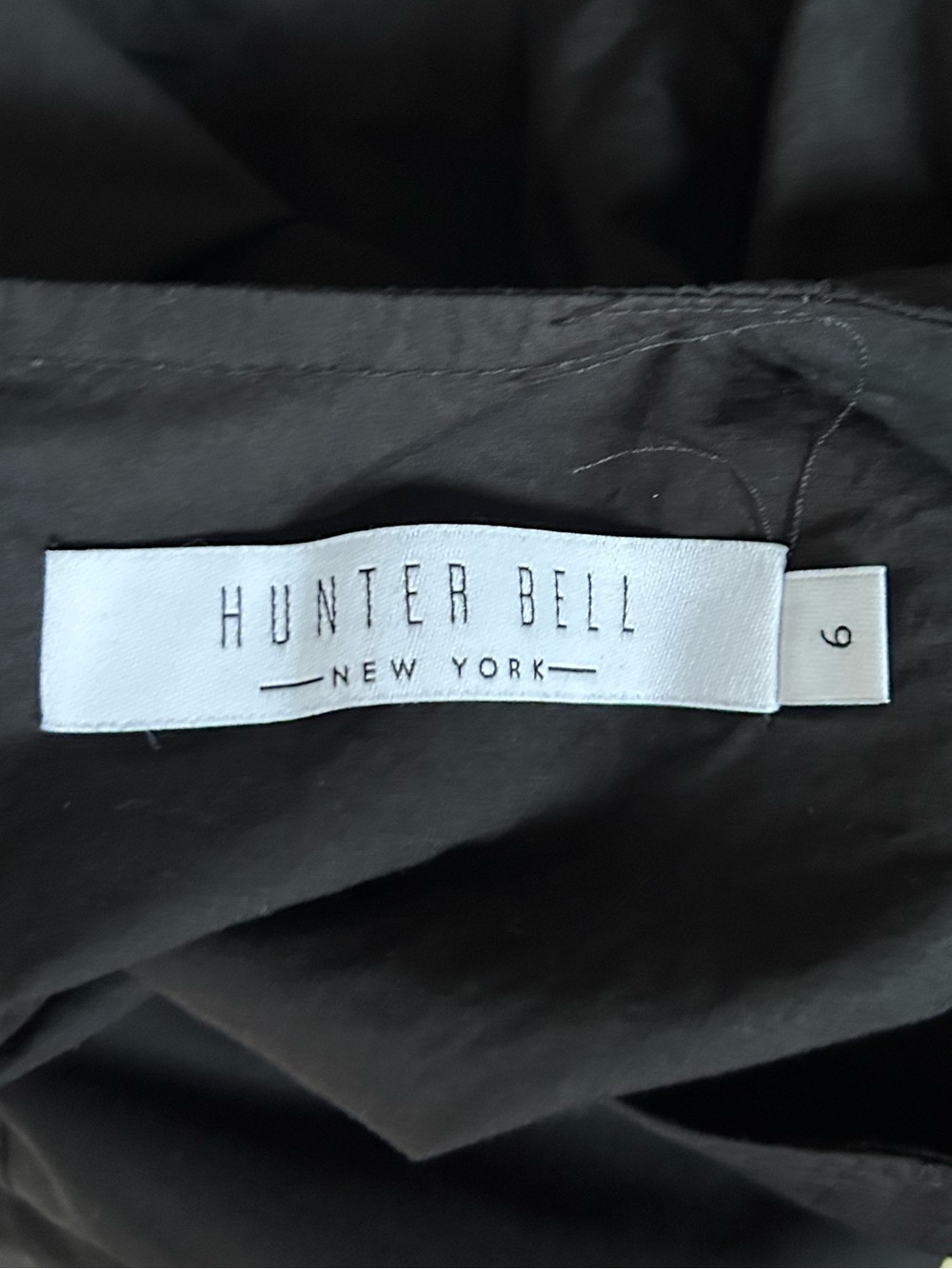 Hunter Bell Cassidy Puff Sleeve Midi Cocktail Dress in Black Sz 6 - Picture 14 of 15
